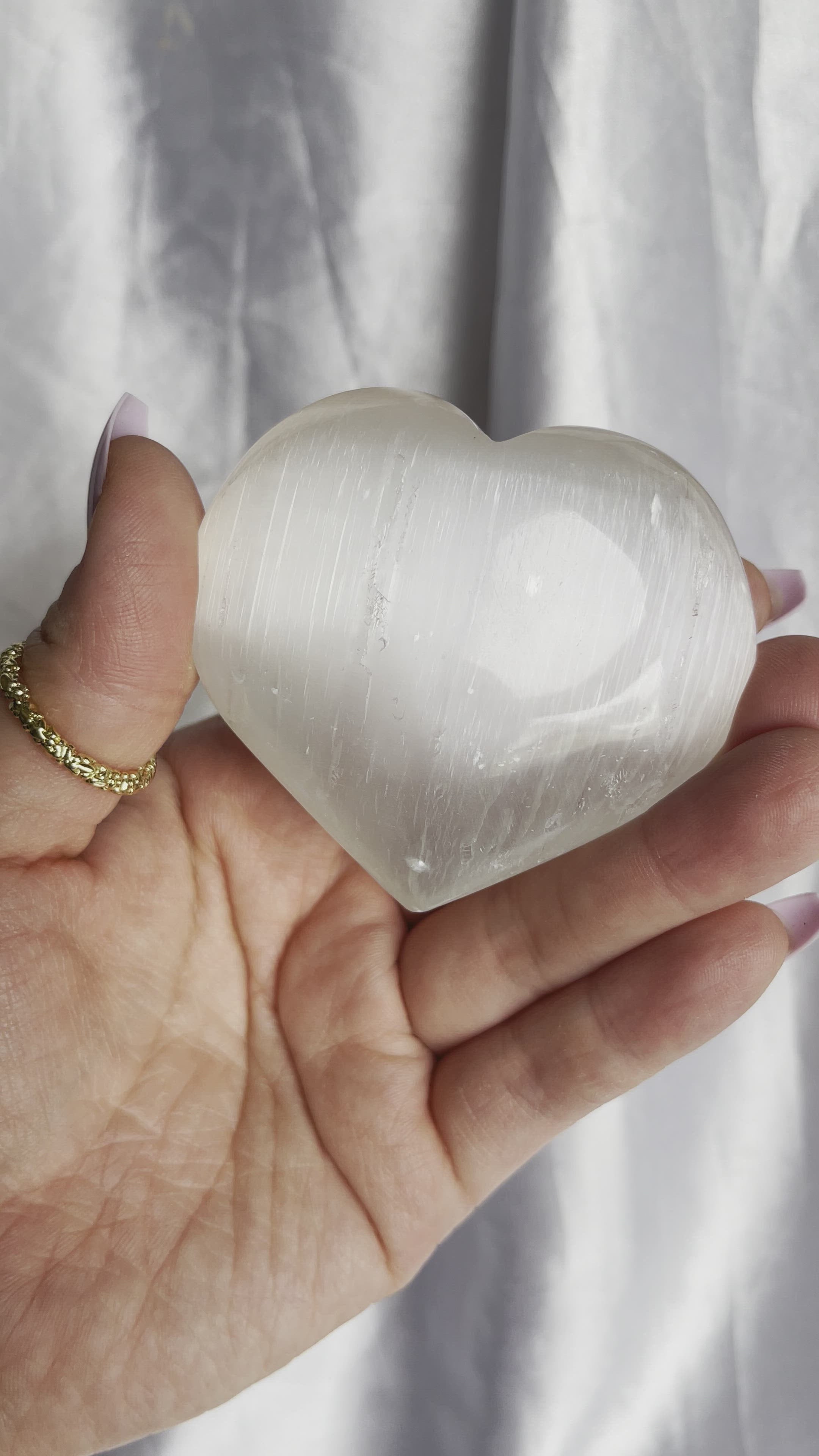 Selenite Heart