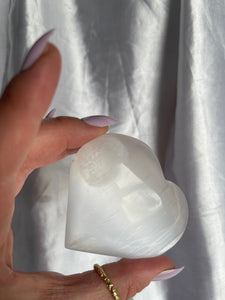 Selenite Heart