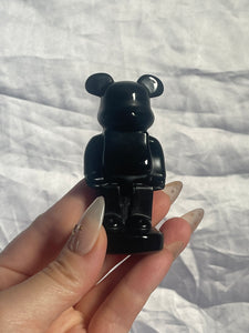 Black Obsidian Bearbrick Carving