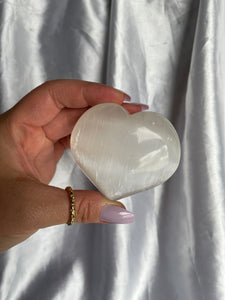 Selenite Heart