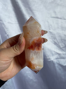 Carnelian x Flower Agate DT