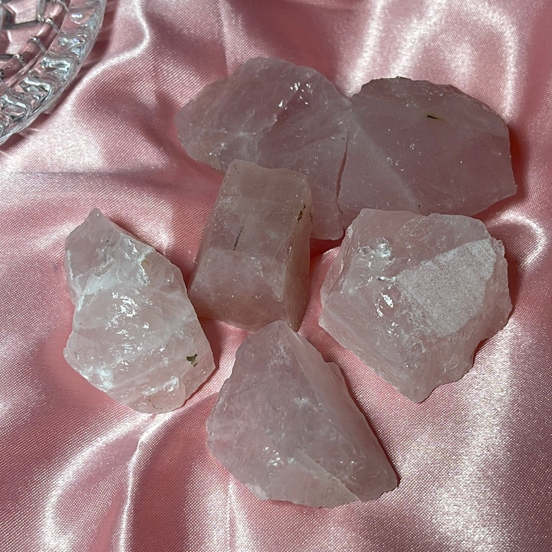 Raw Rose Quartz