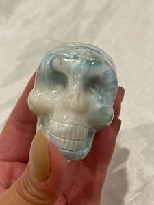 Larimar Skull