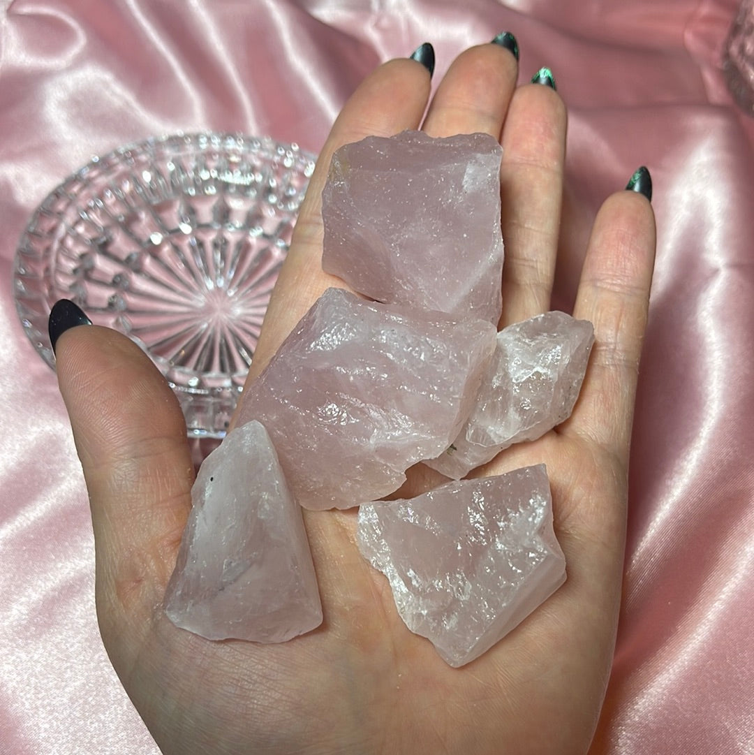 Raw Rose Quartz