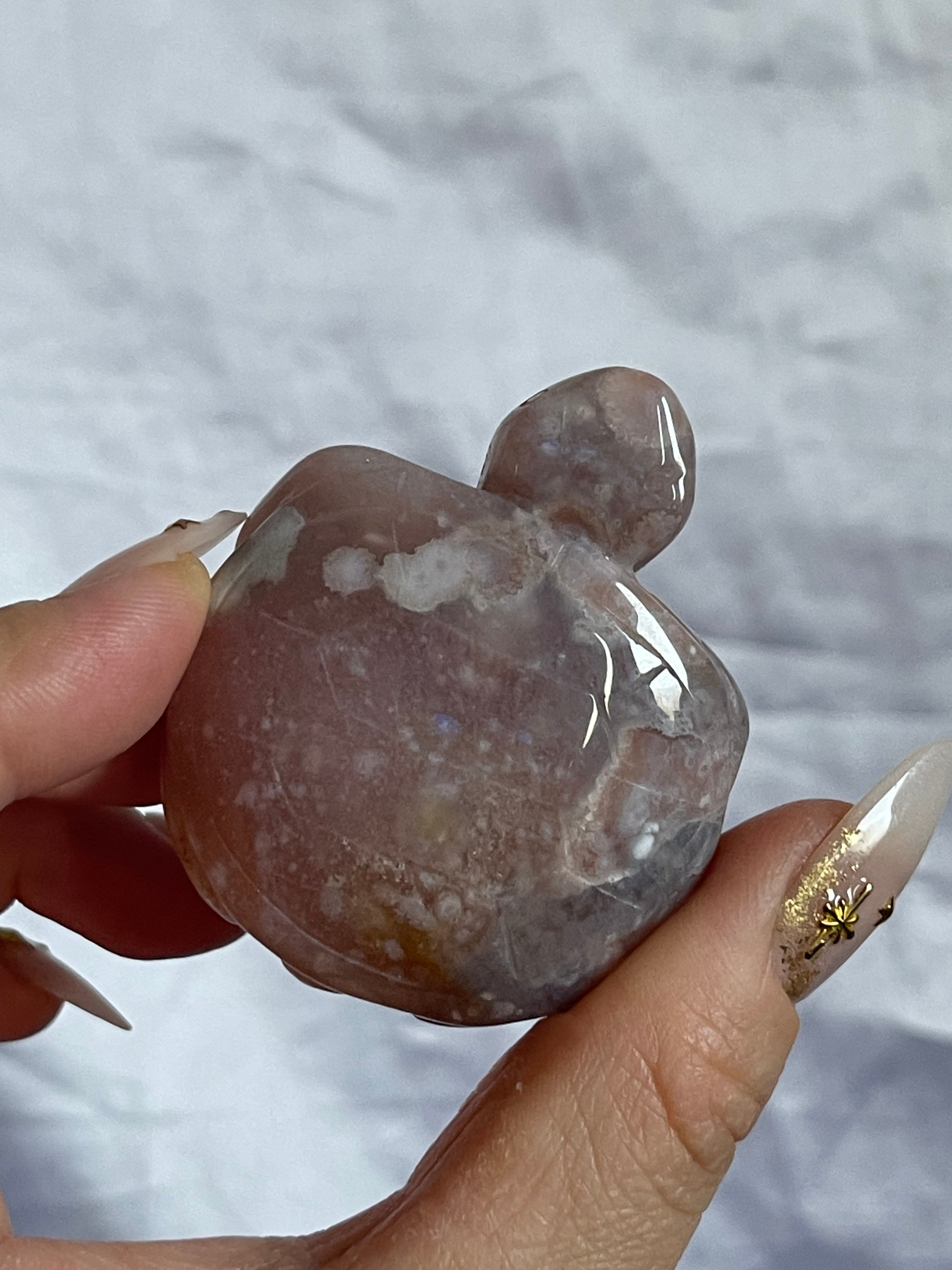 Flower Agate Turtle