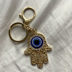Evil Eye Hamsa Keychain